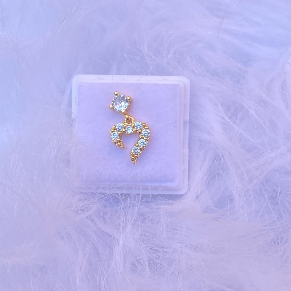 “Adore” Dangle Nose Stud💎❤️‍🔥
